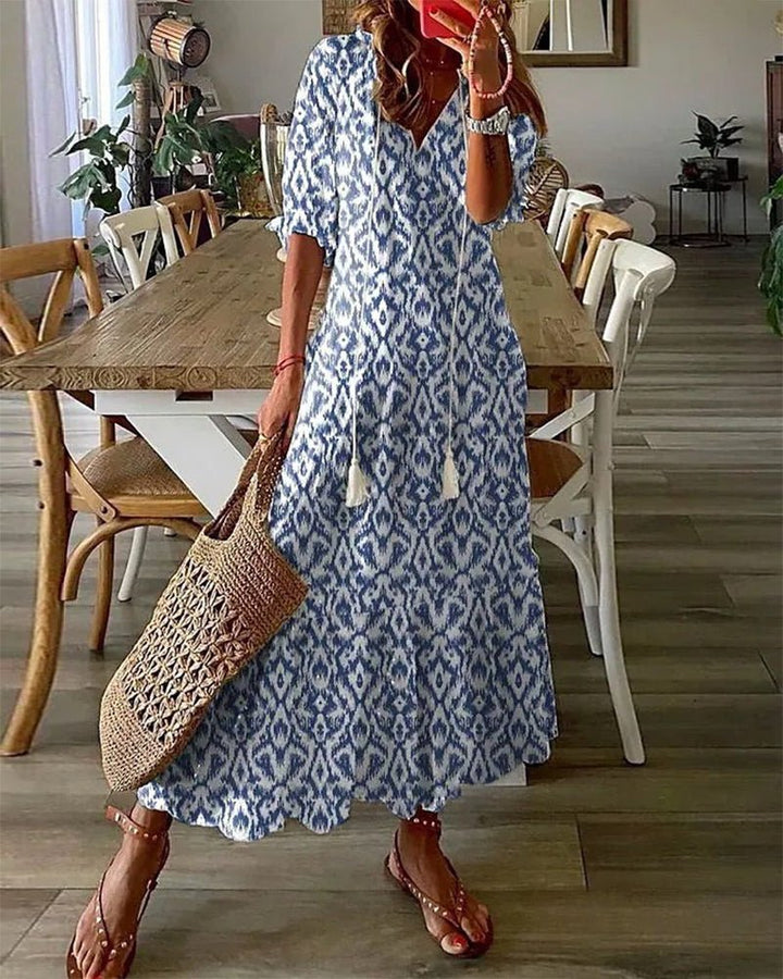 LUNA | EASY BOHO MIDI DRESS