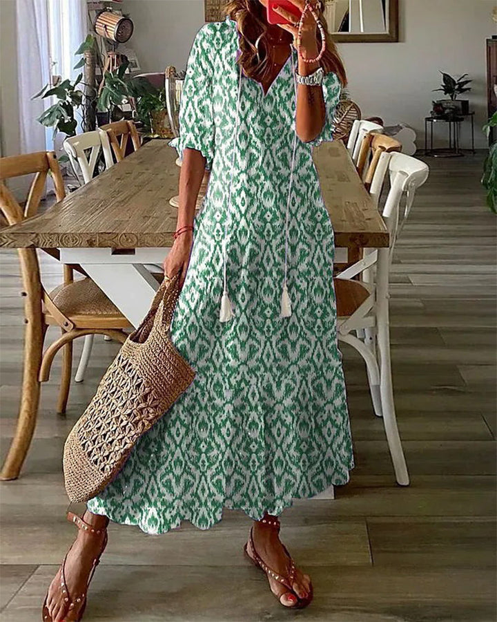 Michaela - Boho Dress with Tummy Coverage
