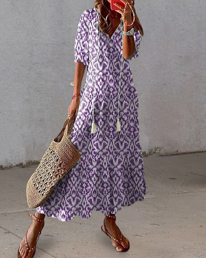 Michaela - Boho Dress with Tummy Coverage