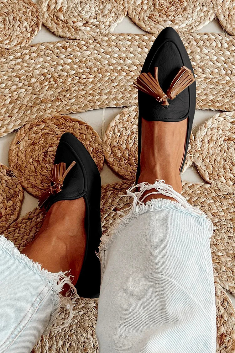 Vesperia | Modern Fringed Loafer