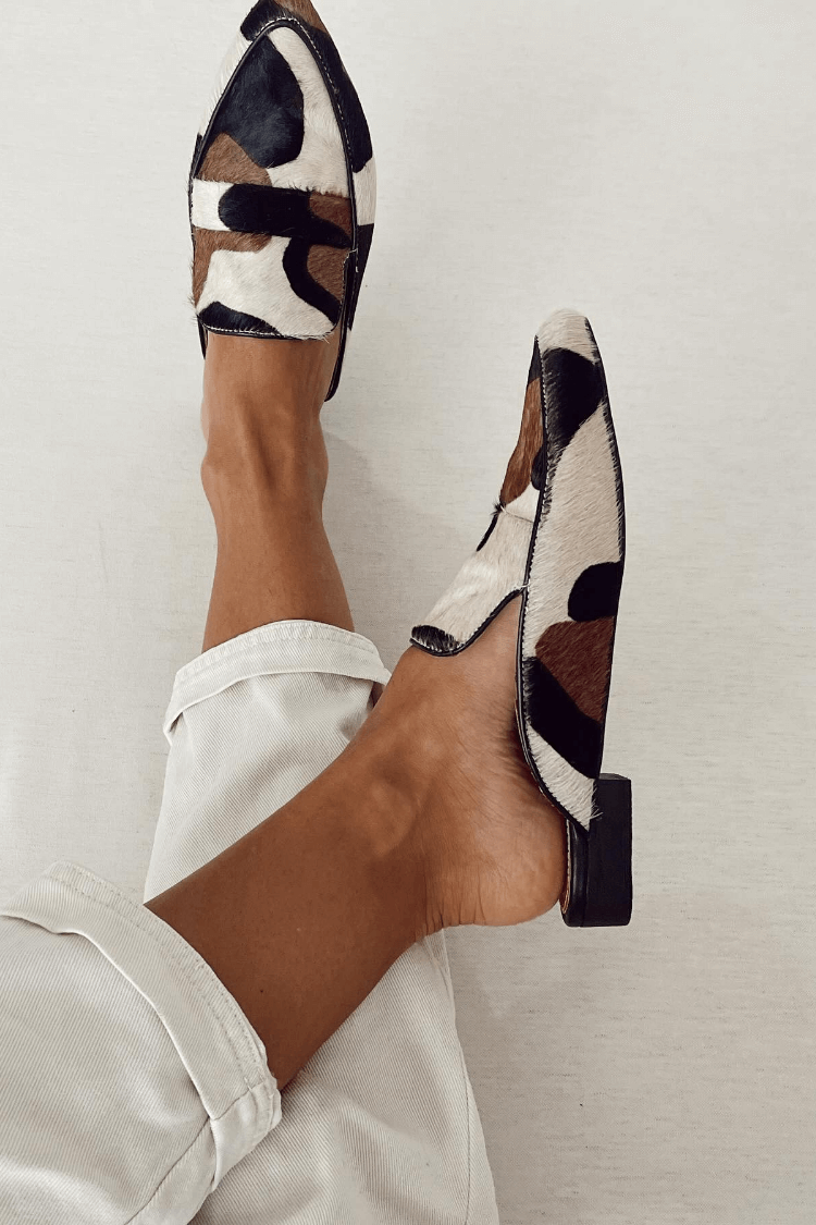 Rory | Chic Cowhide Leather Loafers