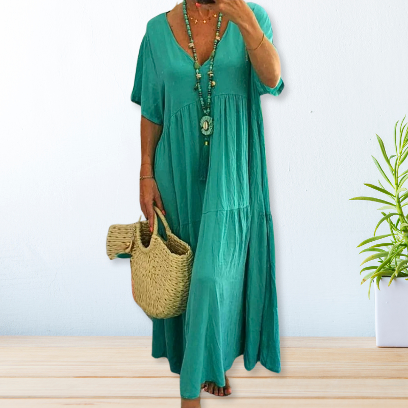 Janelle | Cotton Linen Dress