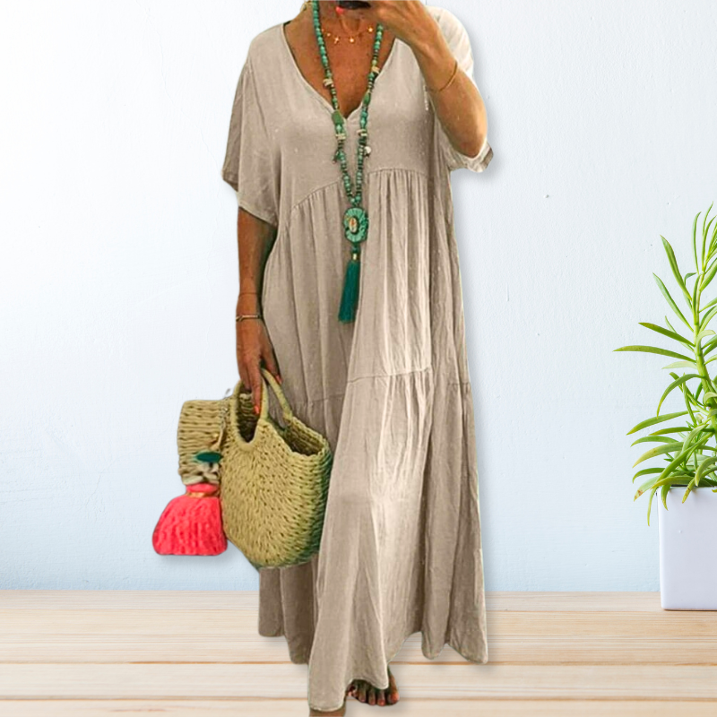 Janelle | Cotton Linen Dress