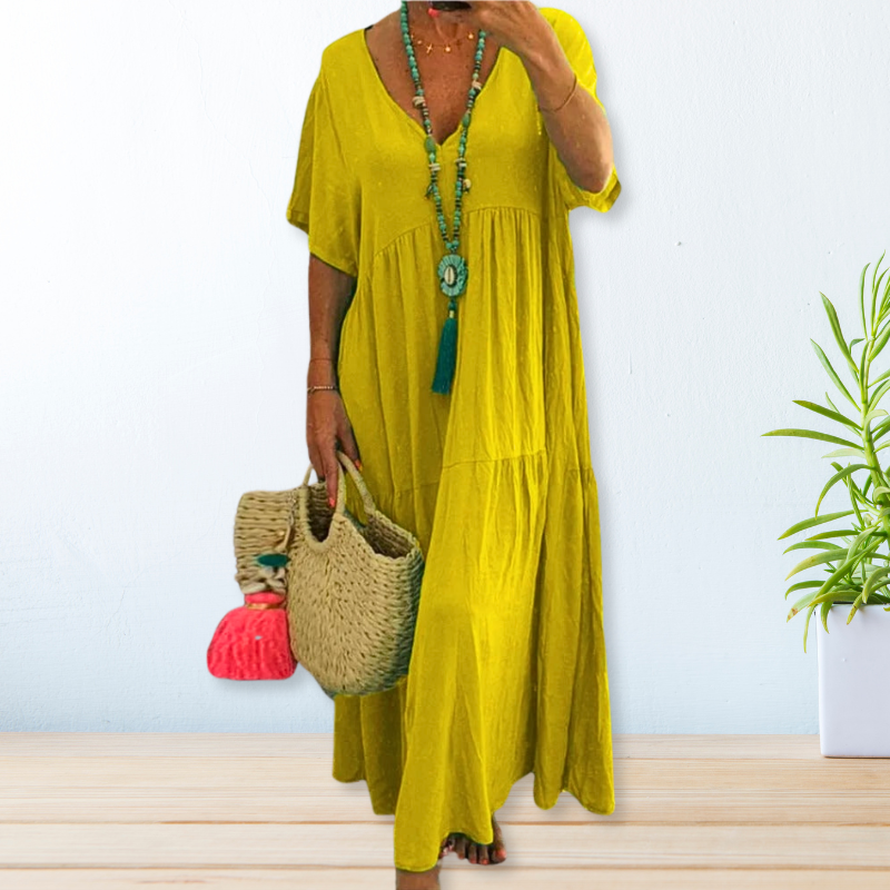 Janelle | Cotton Linen Dress