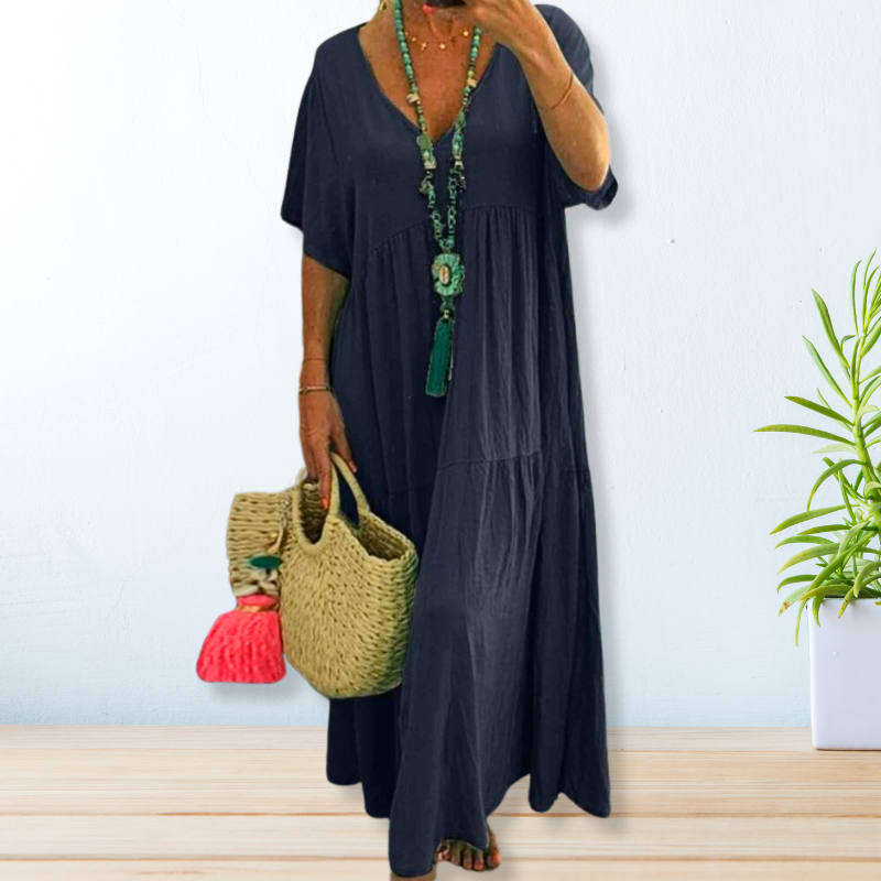 Janelle | Cotton Linen Dress