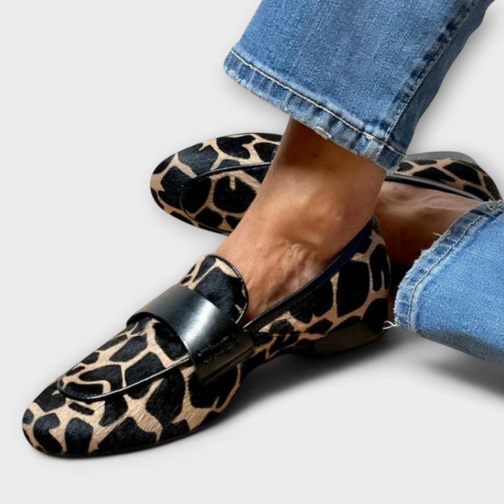 Léonie™ | Leopard Print Loafers