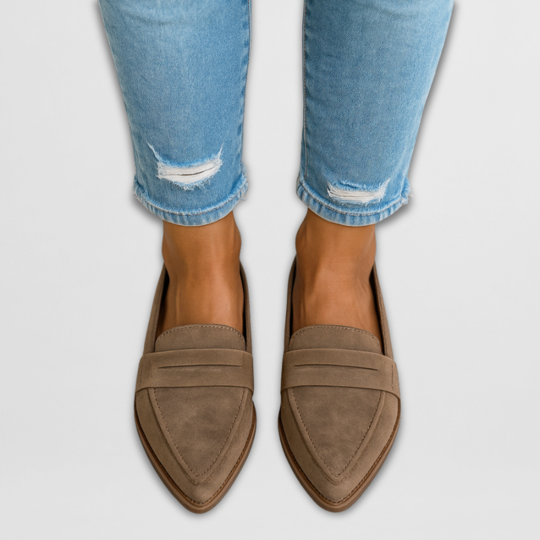 Imogen | Suede Loafers