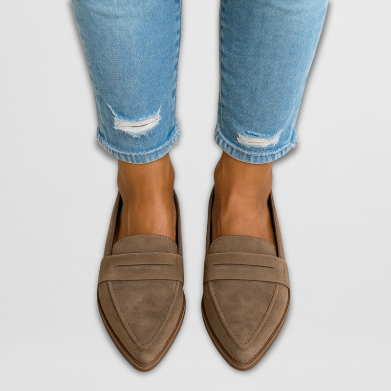 Imogen | Suede Loafers