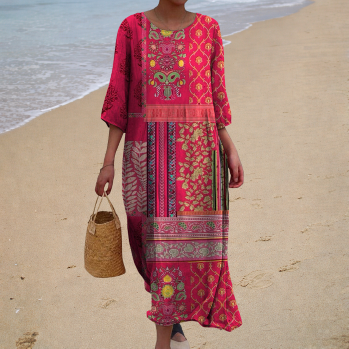 Belinda | and Comfortable Flowing Maxi Dress