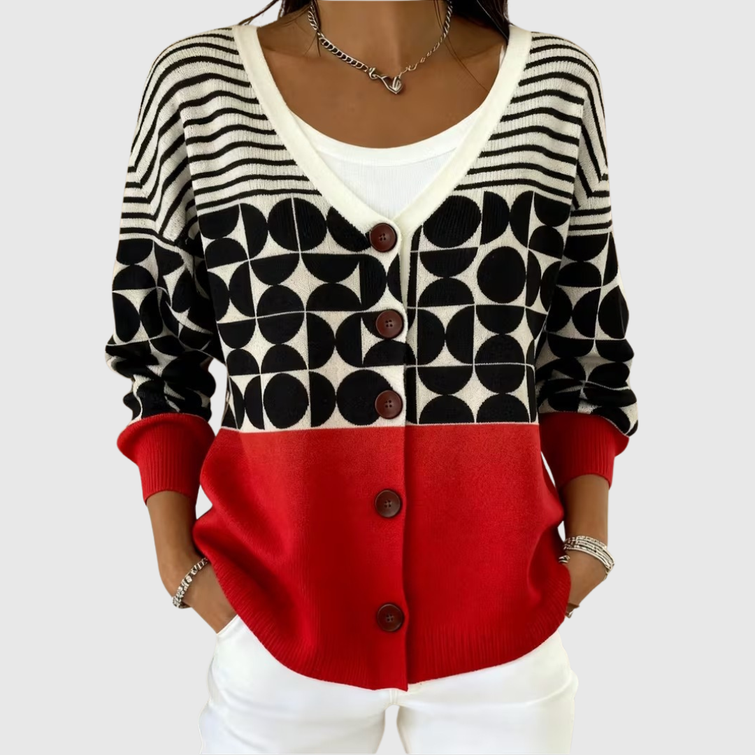 Cosy Button-Up Knit Cardigan
