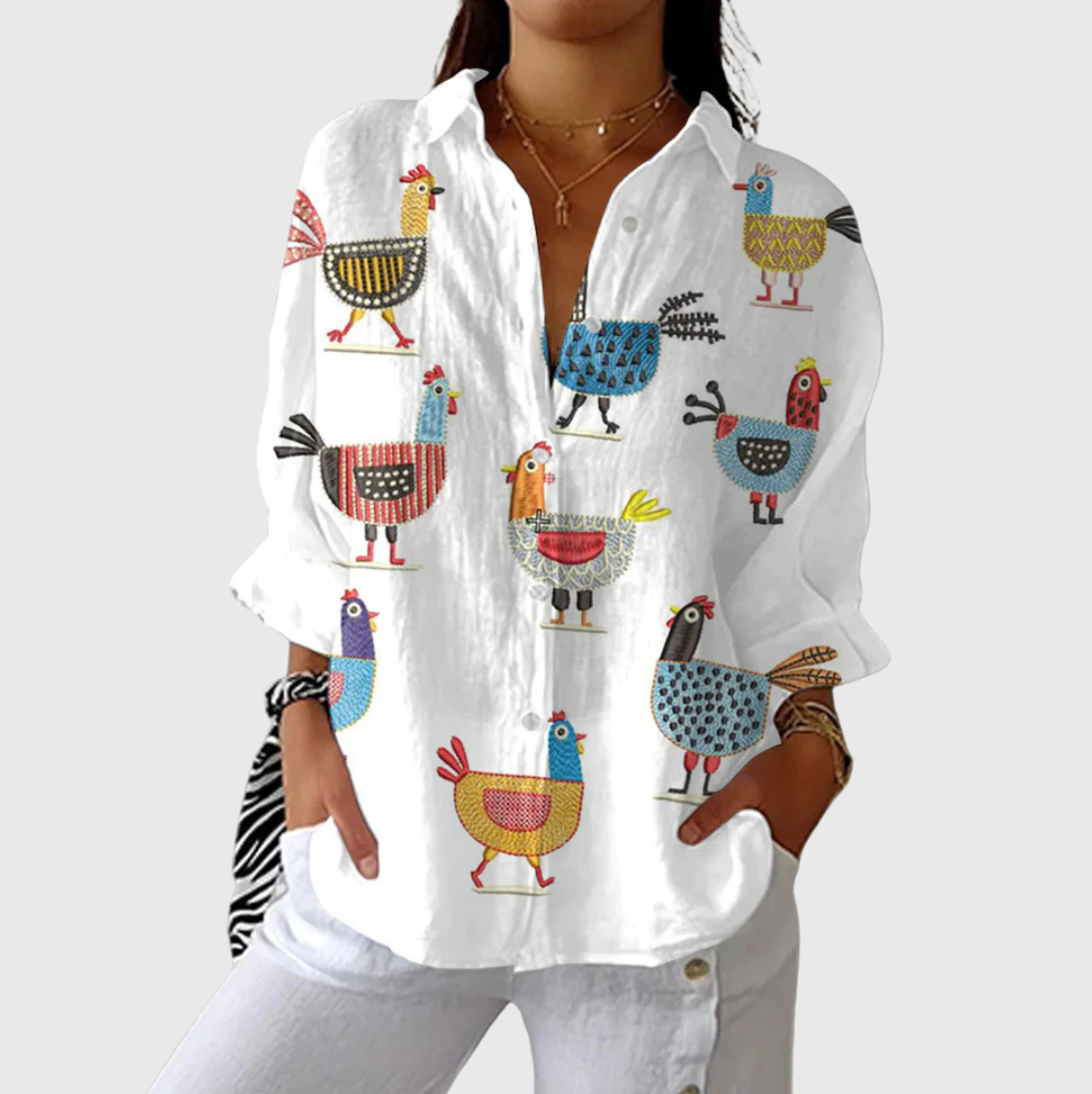 Light & Colourful Printed Blouse