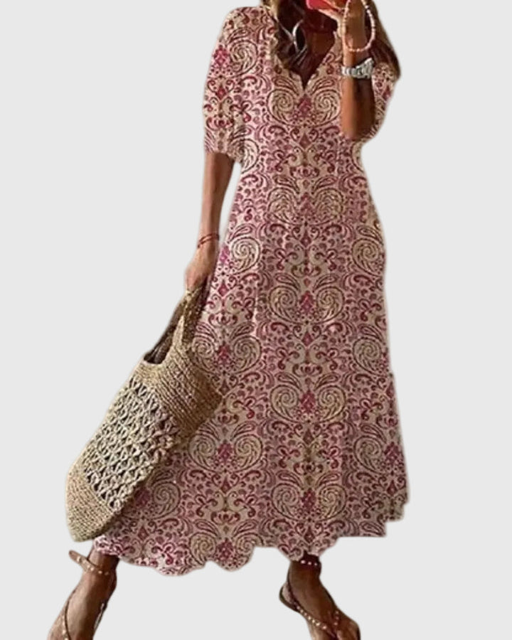 Amalia | Vintage Boho Summer Maxi Dress