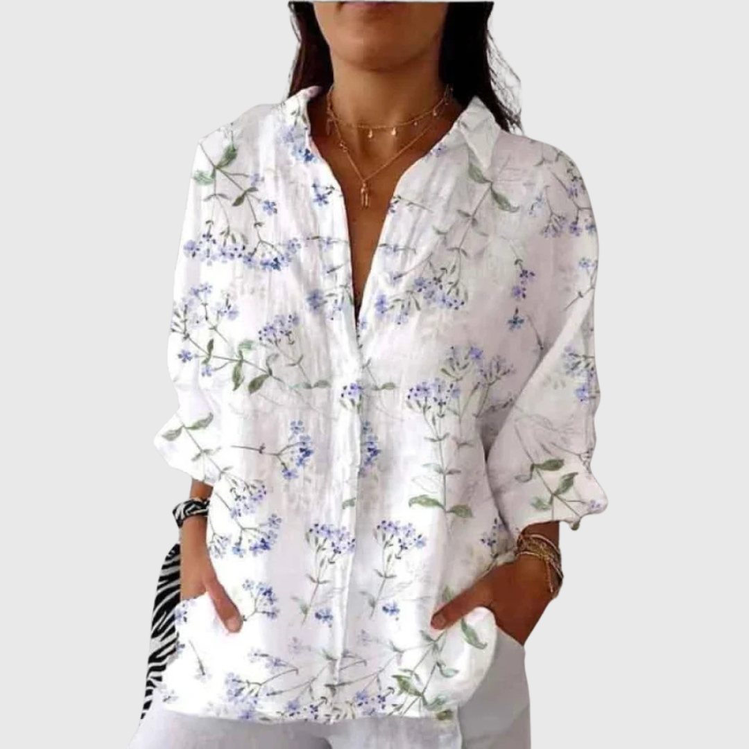 Lightweight Colourful Printed Blouse