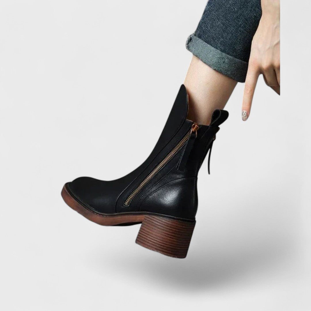 Nadine | Leather Ankle Boots