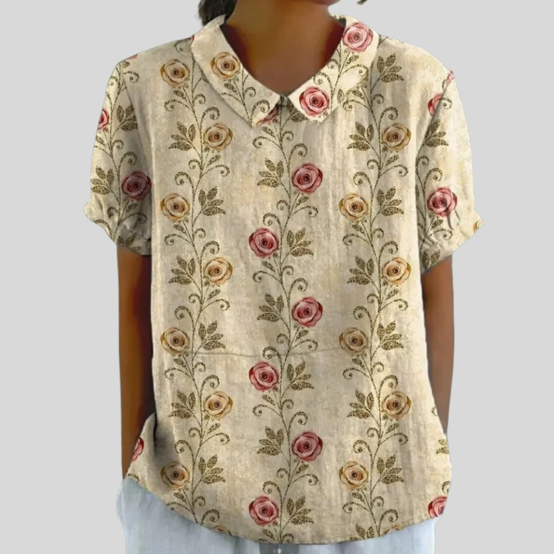 Sharon | Floral Comfort Top