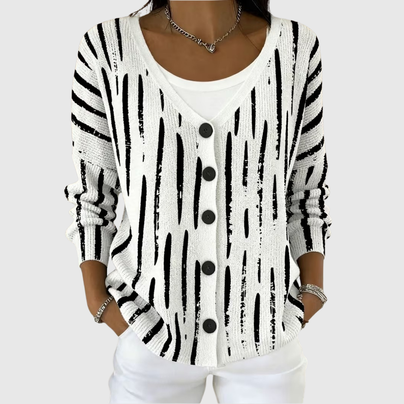 Belinda | Knit Button-Up Cardigan