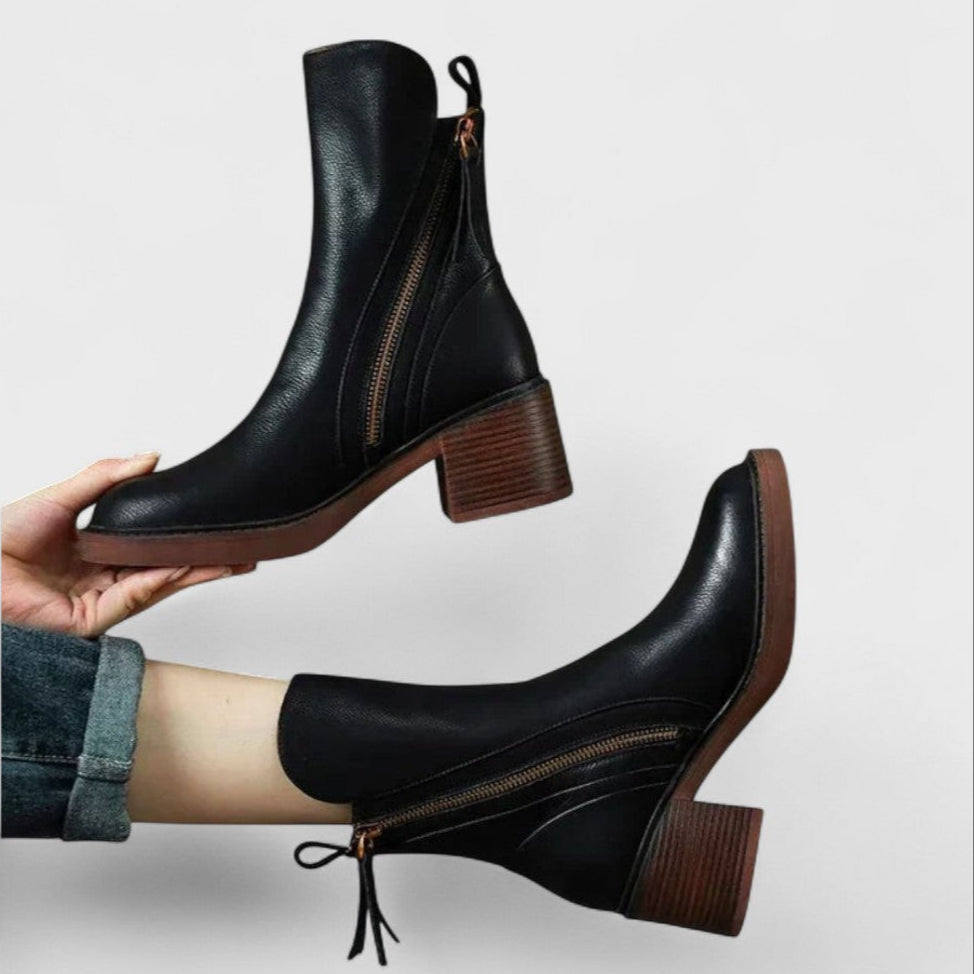 Nadine | Leather Ankle Boots