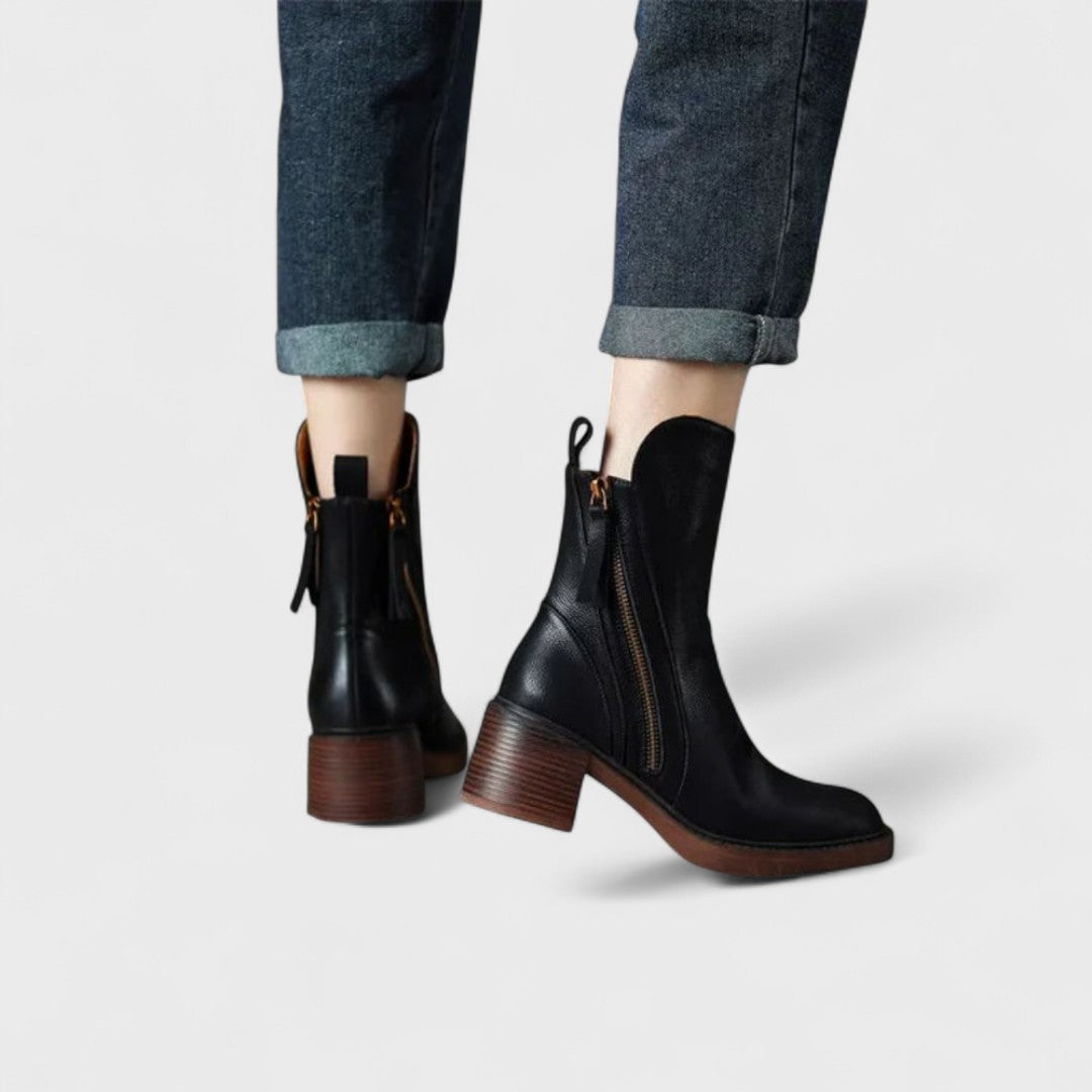 Nadine | Leather Ankle Boots