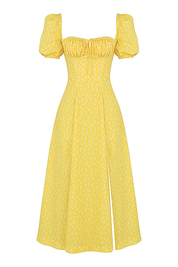 Leanne | Bloom Puff Sleeve Dress