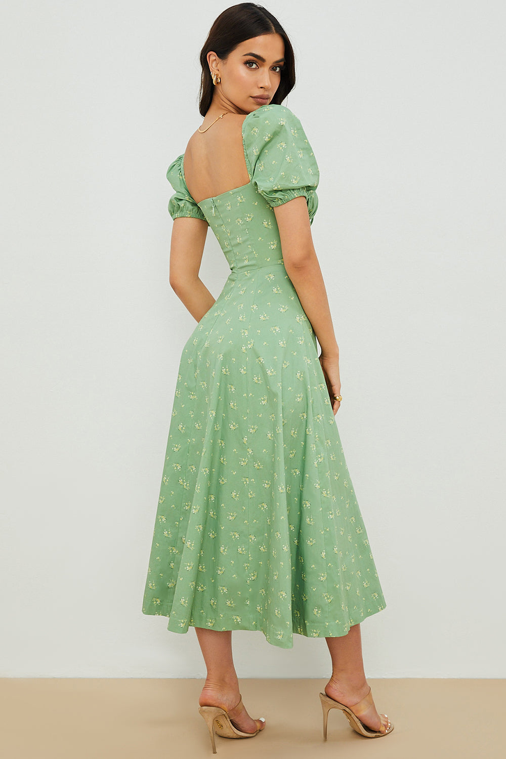 Leanne | Bloom Puff Sleeve Dress