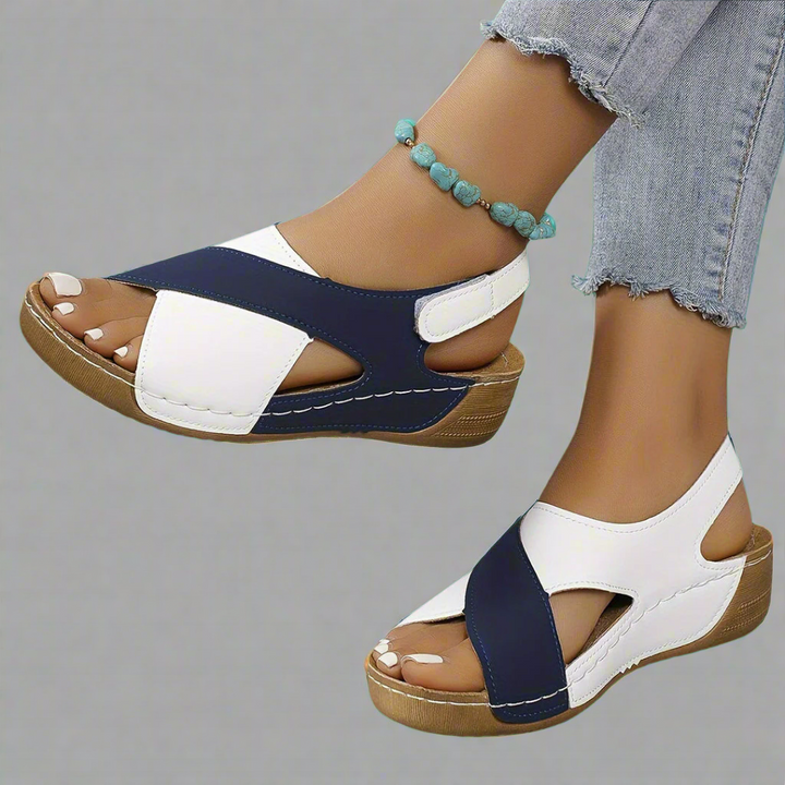 Kendra - Colourblock Orthopaedic Sandals