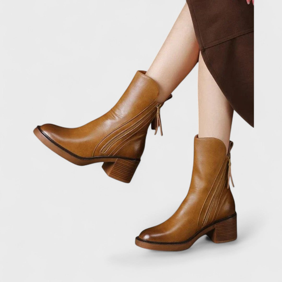 Nadine | Leather Ankle Boots