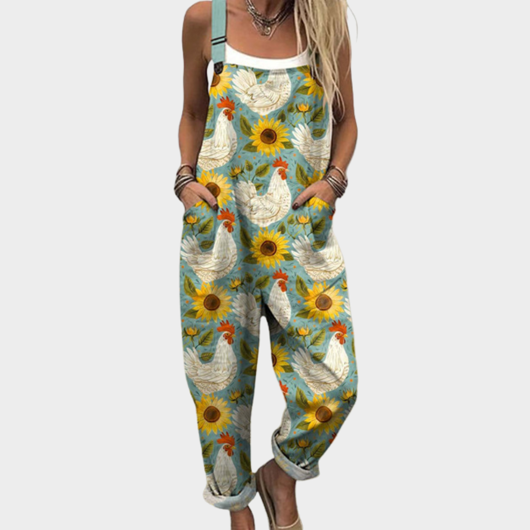Comfy Printed Overalls