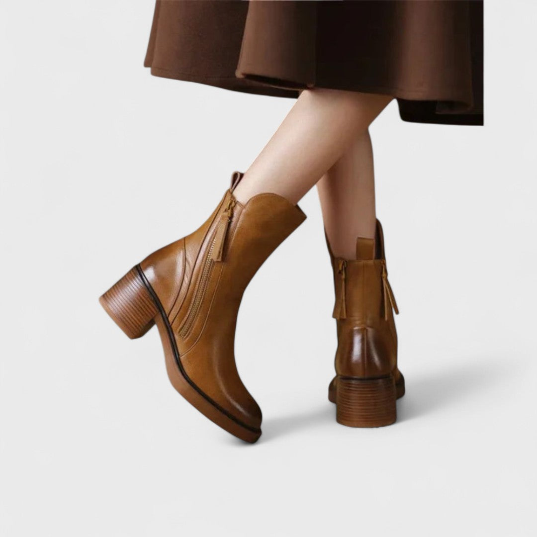 Nadine | Leather Ankle Boots