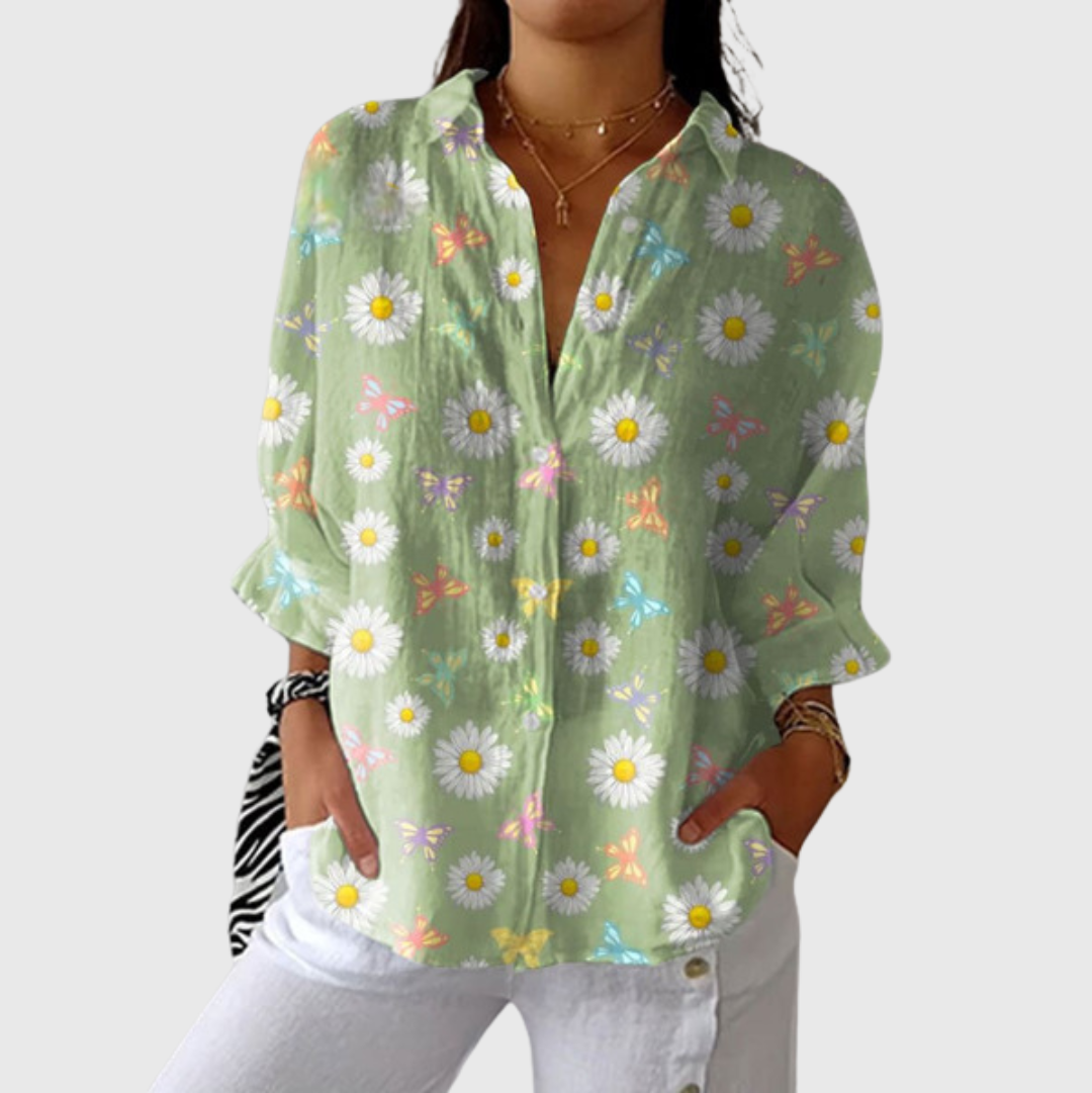 Colourful Lightweight Printed Blouse