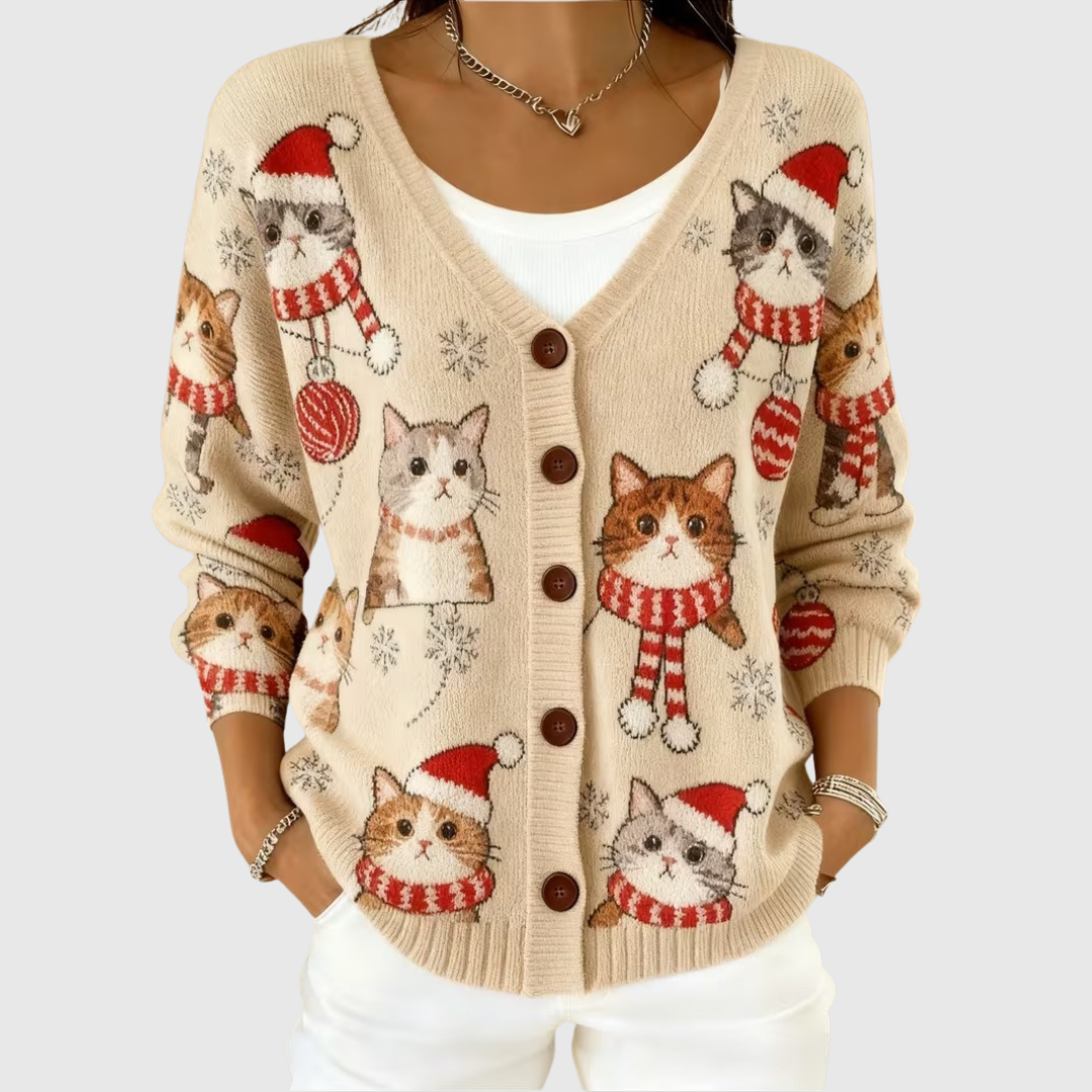 Cosy Knit Button-Up Cardigan