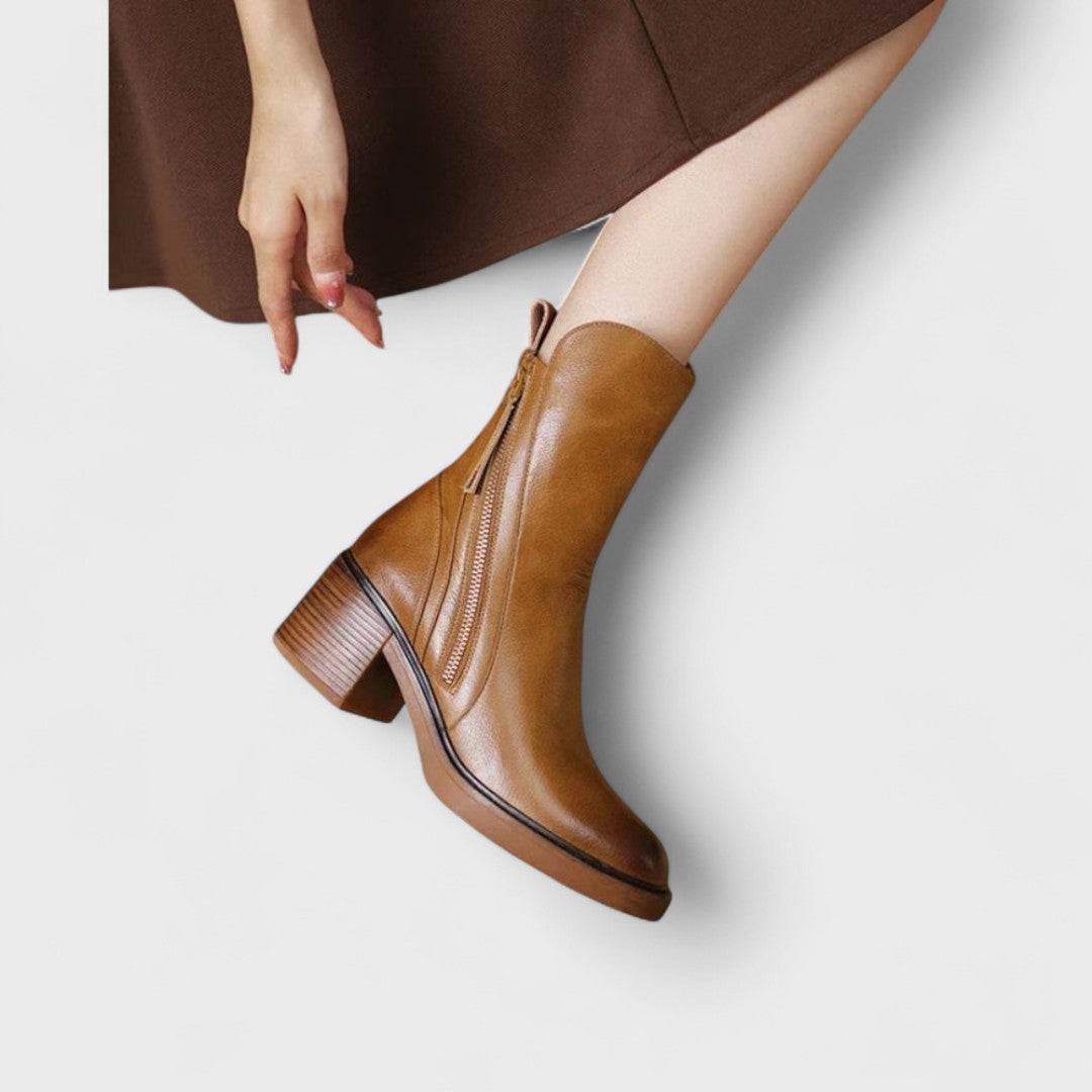 Nadine | Leather Ankle Boots