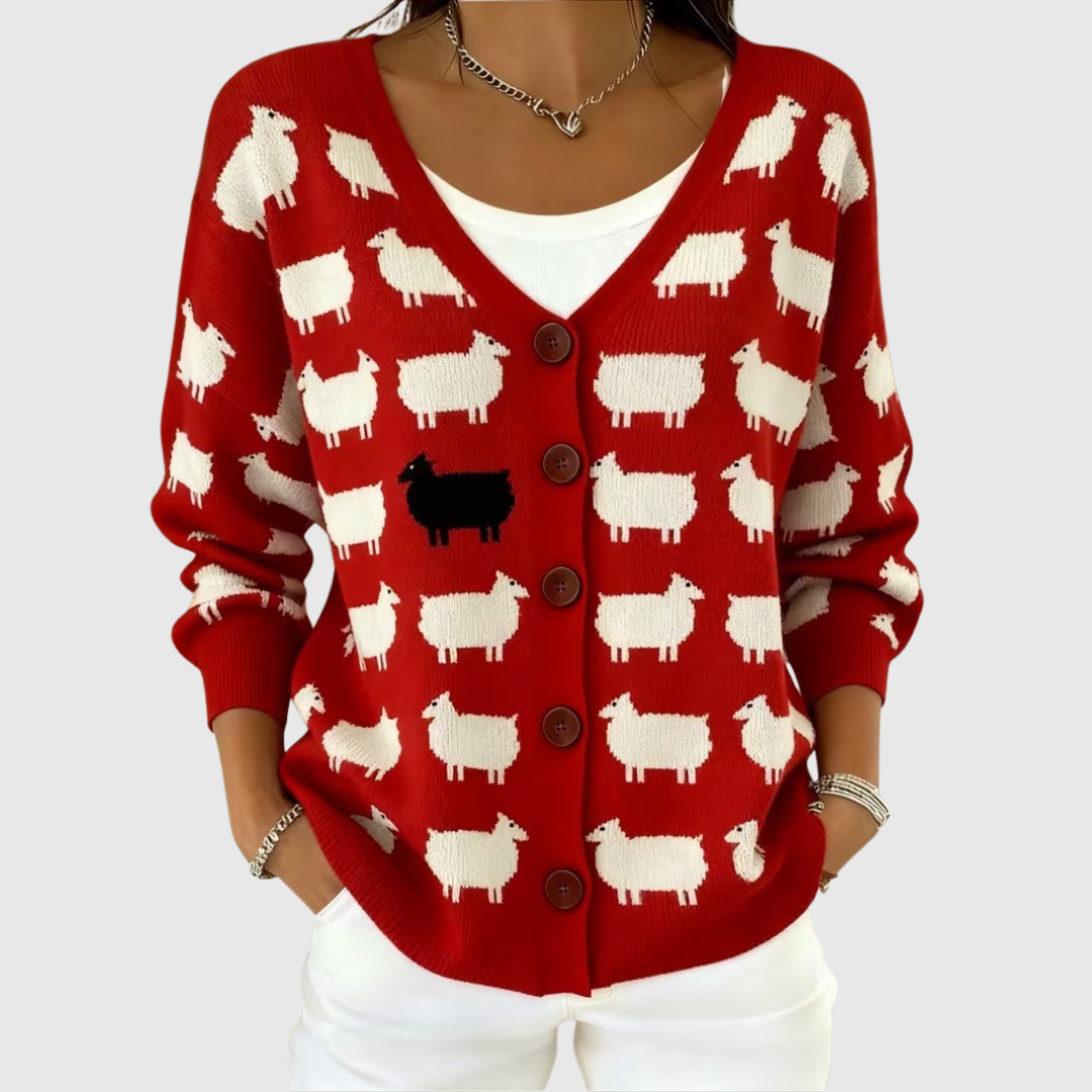 Cosy Button-Up Knit Cardigan