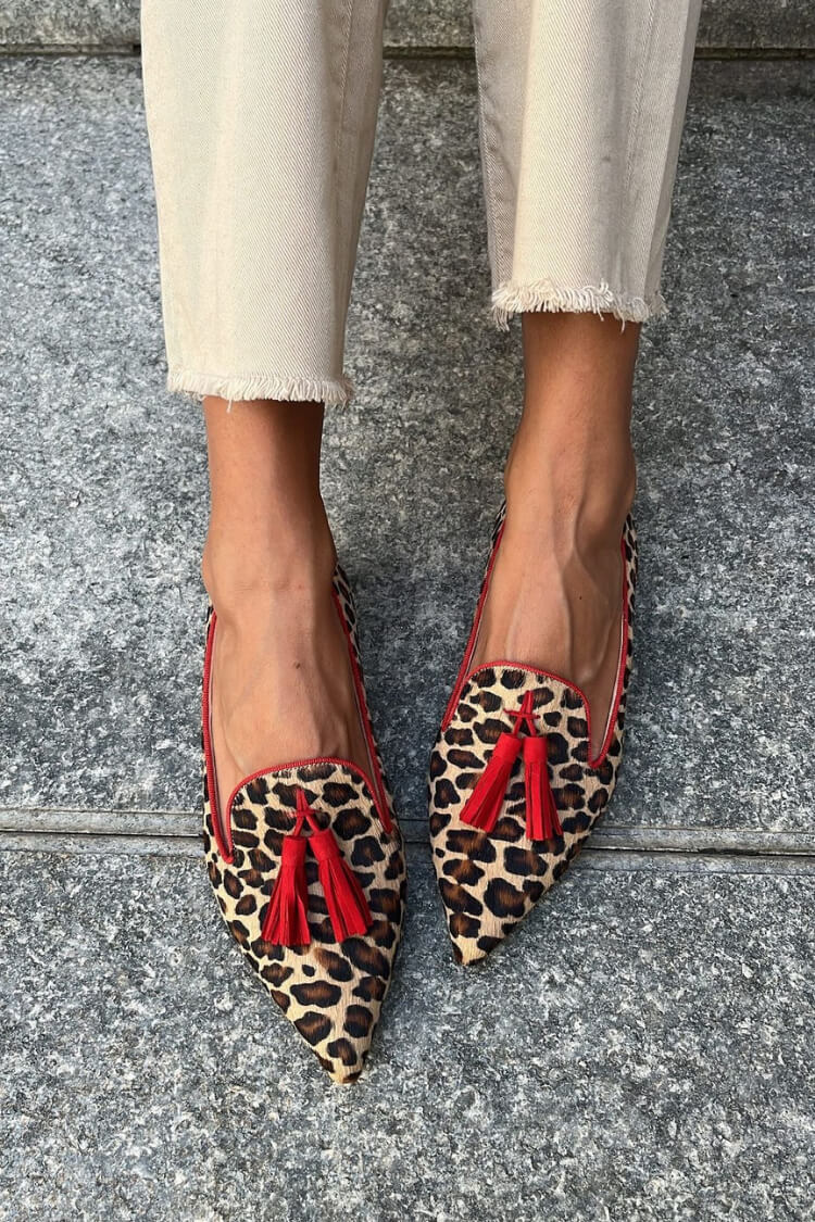 Tahlia | Leopard Loafers