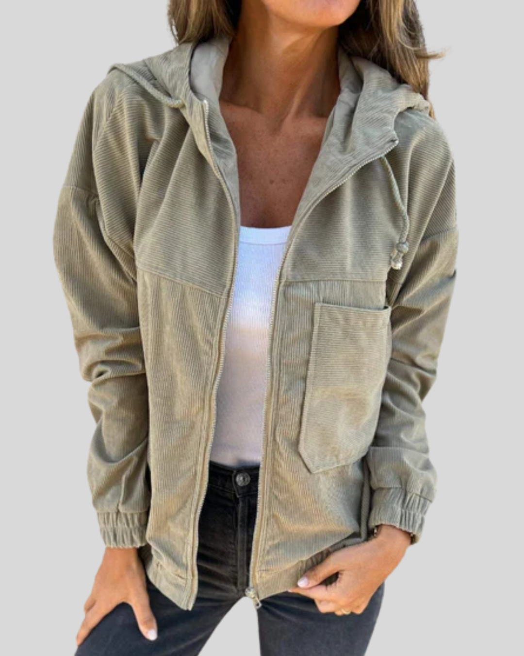 Mabel | Soft Zip-Up Hoodie