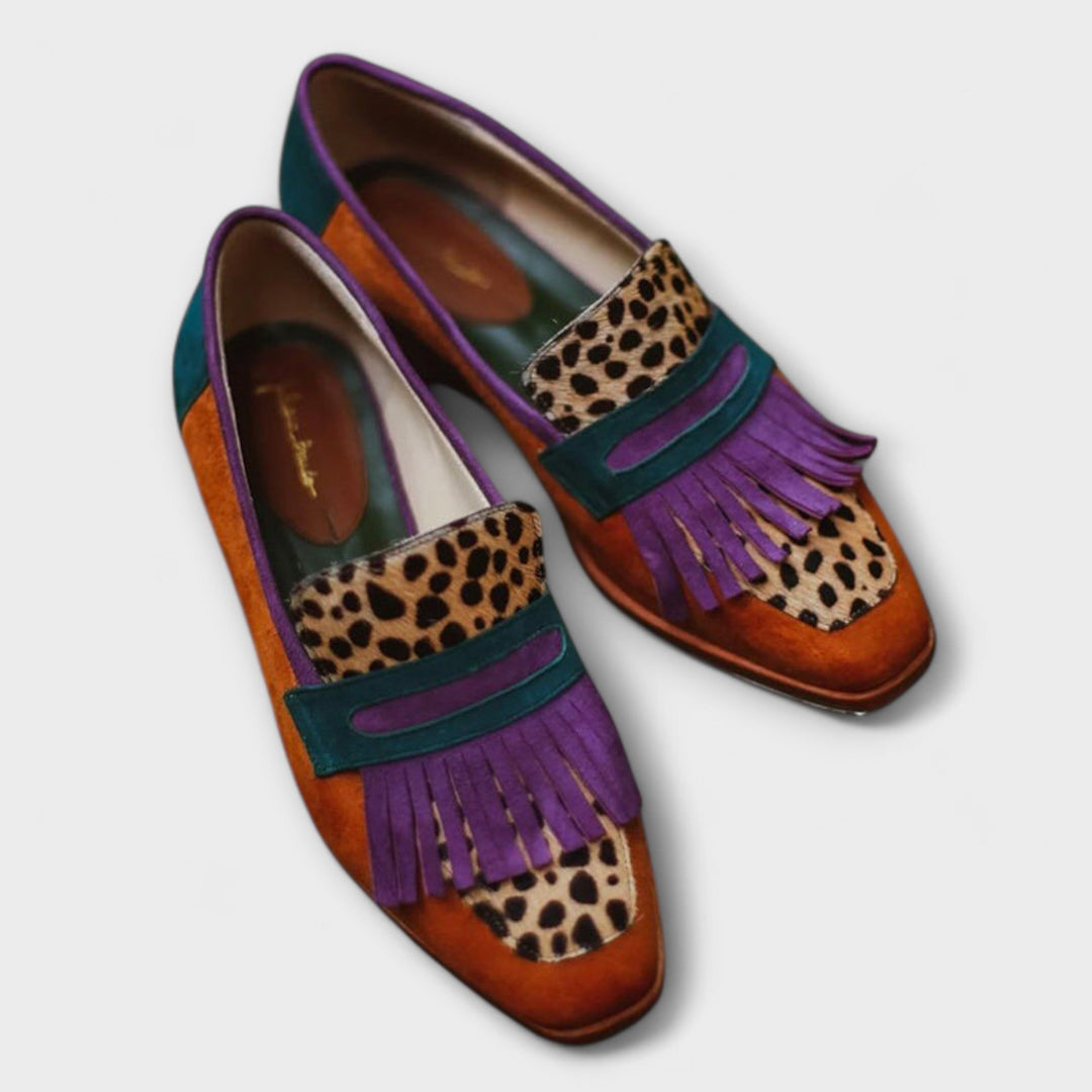 Fallon™ | Brown Leopard Loafer