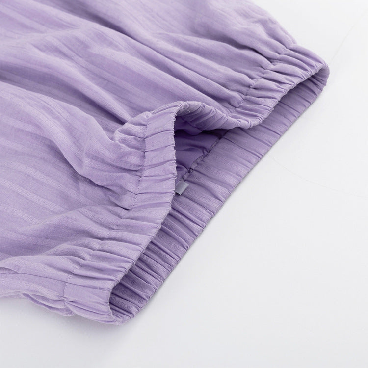 Viola - Button-Up Shirt and Shorts Set