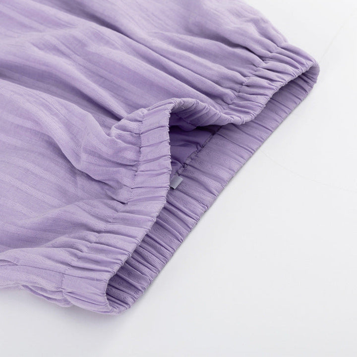 Viola - Button-Up Shirt and Shorts Set
