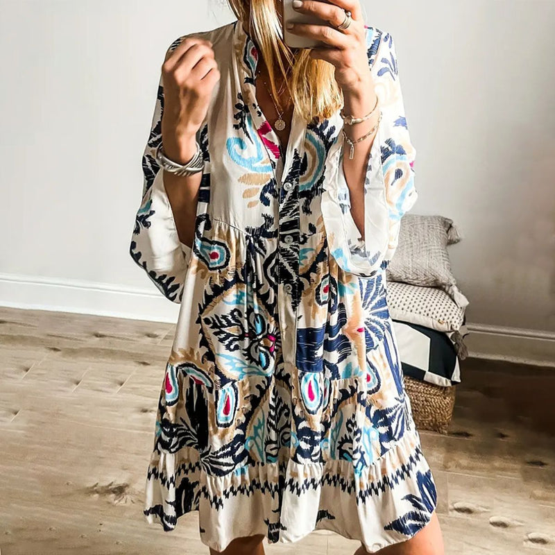 Natalie | Bohemian Tunic Dress