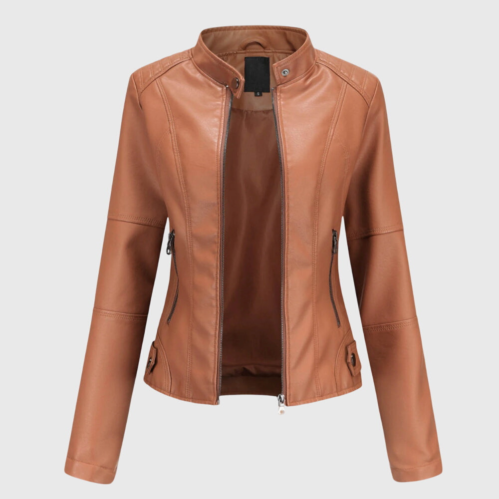 Giorgina™ - Women's Elegant Leather Jacket
