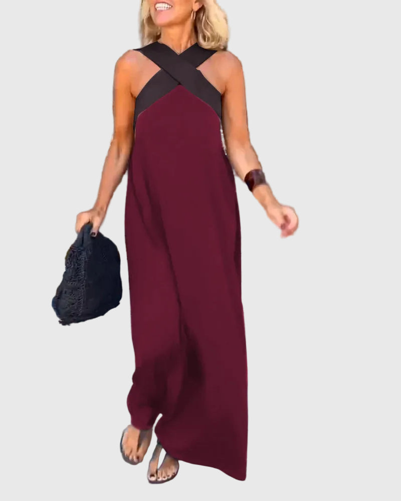 Catriona | Elegant Flowing Maxi Dress