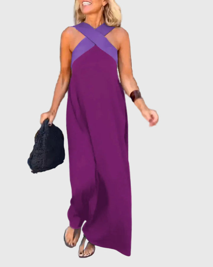 Elena | Elegant Flowing Maxi Dress