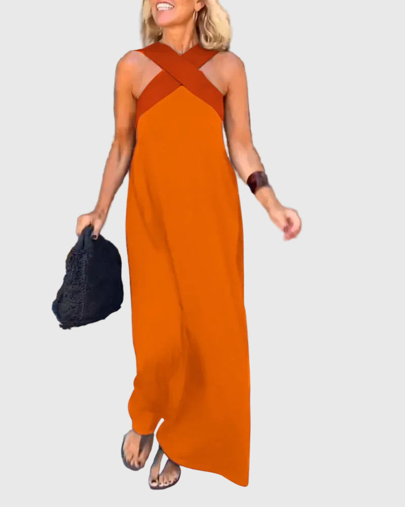 Catriona | Elegant Flowing Maxi Dress