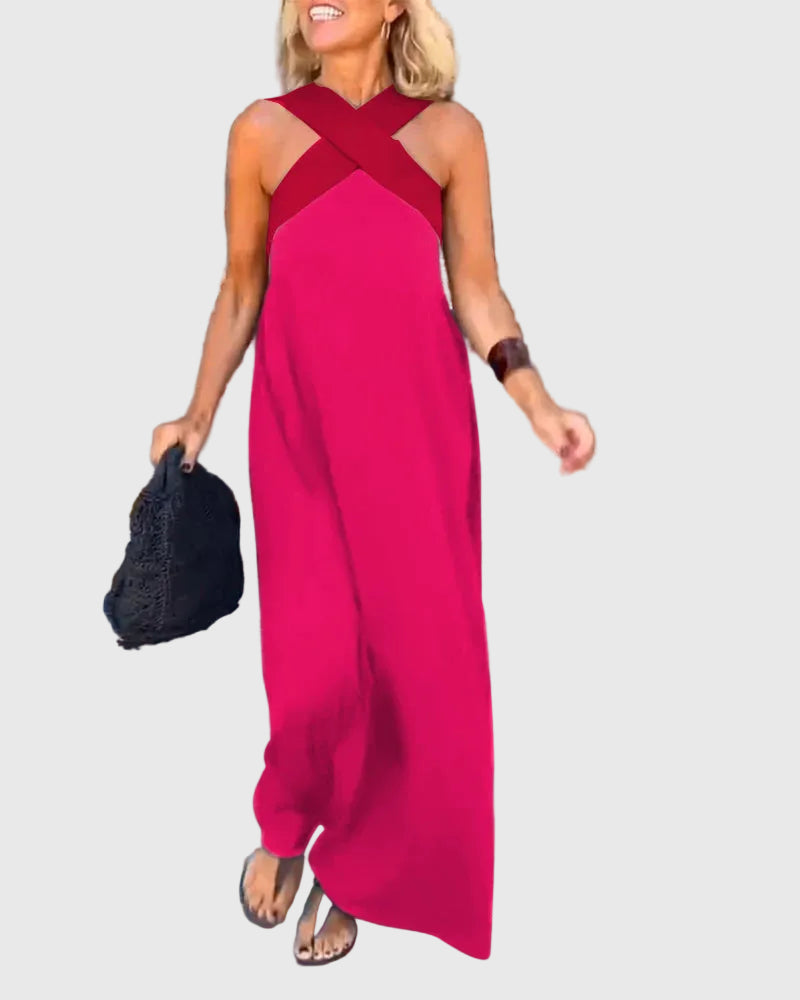Elena | Elegant Flowing Maxi Dress