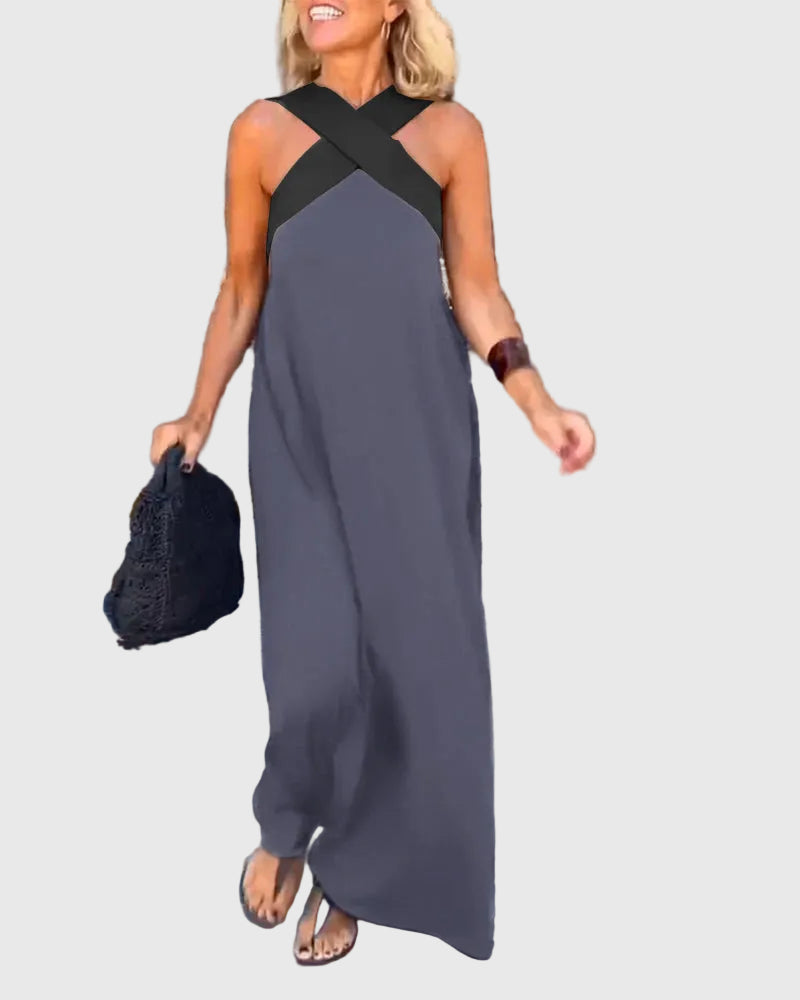 Catriona | Elegant Flowing Maxi Dress