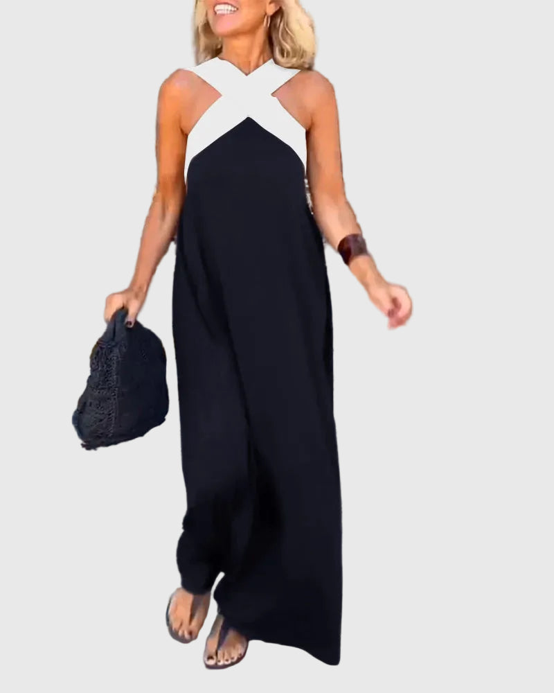 Catriona | Elegant Flowing Maxi Dress
