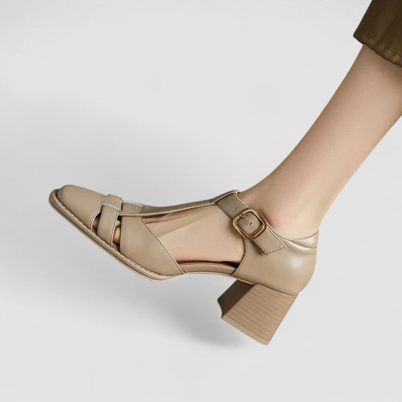 Erin | Orthopaedic T-Bar Block Heels