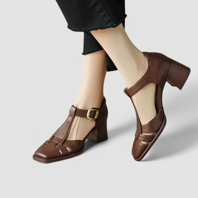 Erin | Orthopaedic T-Bar Block Heels