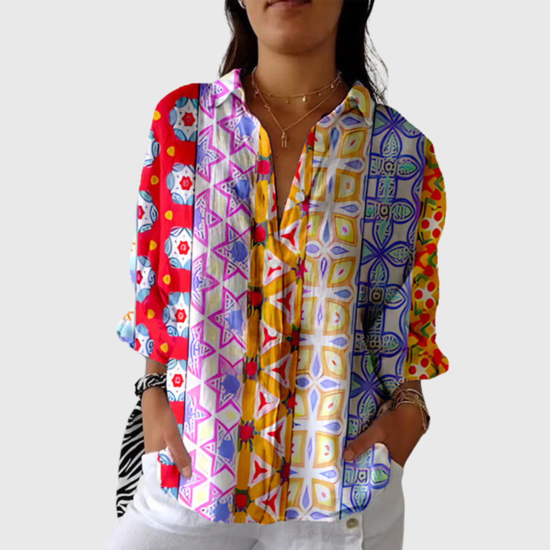 Light & Colourful Printed Blouse