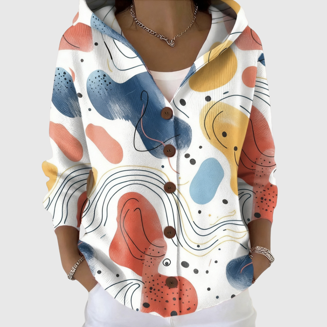 Cosy Hooded Knit Cardigan