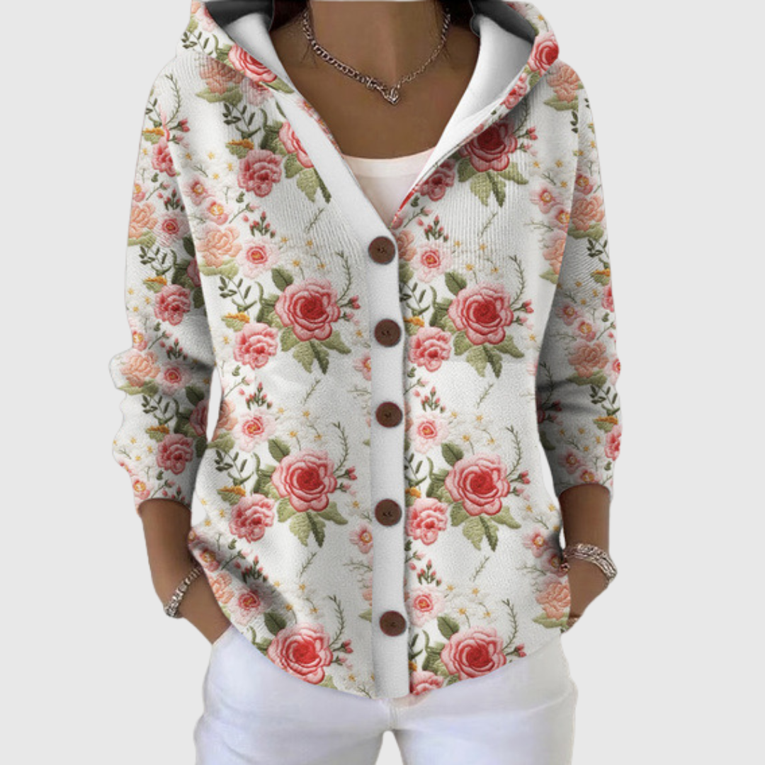 Cosy Hooded Knit Cardigan